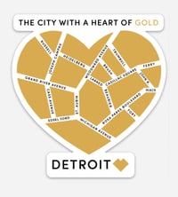 Image 1 of City with a Heart of Gold Sticker
