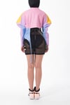 PASTEL FUCK OFF LEATHER JACKET