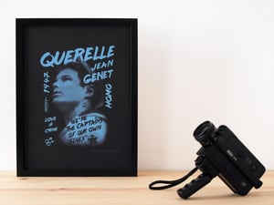 Image of QUERELLE -JEAN GENET - screenprint