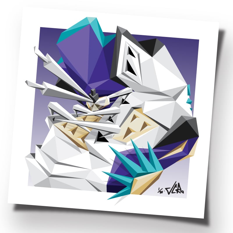 Image of JCRo - ISSA FIVE! - 20" limited edtion print (og GRAPE)