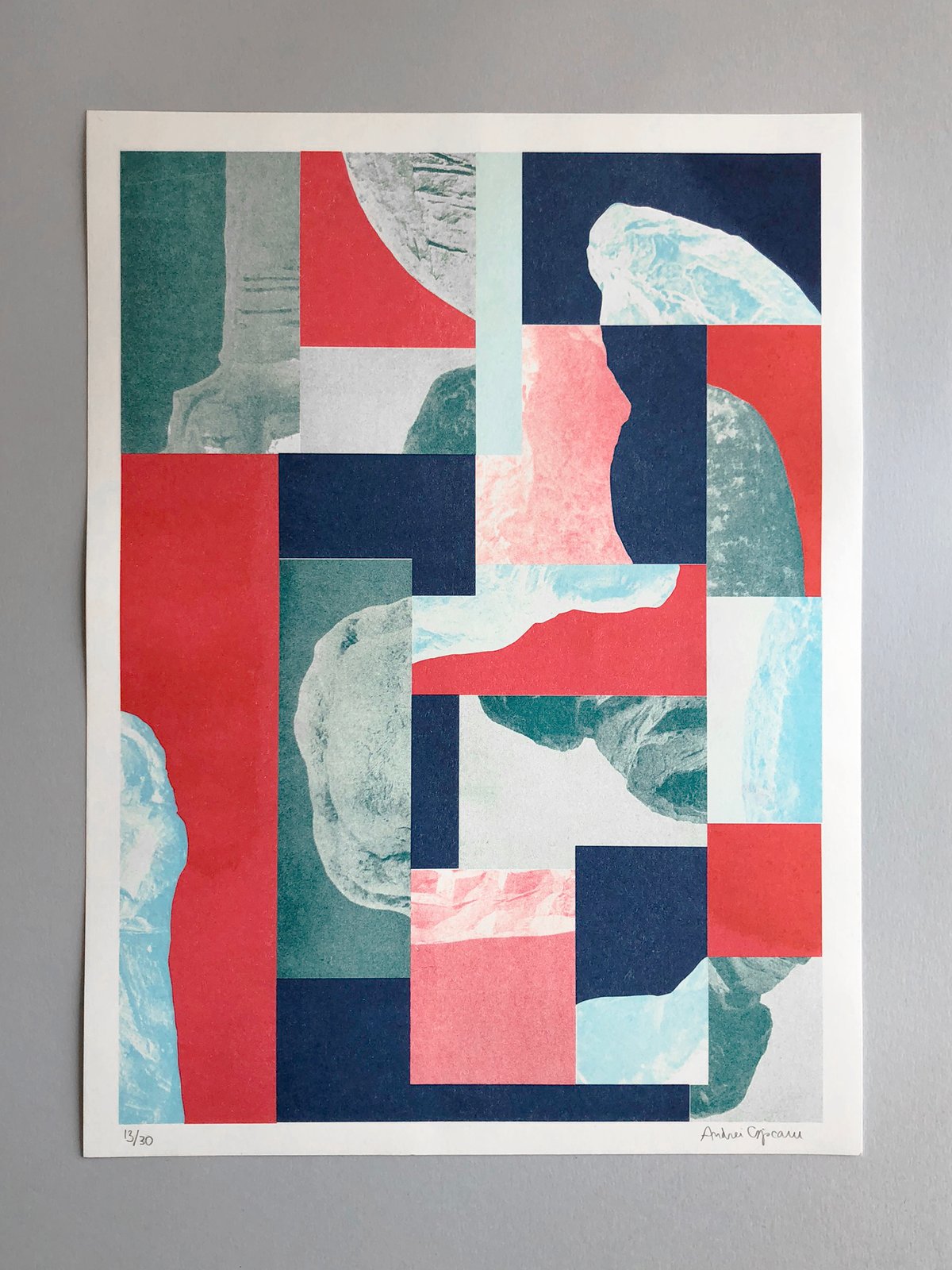 FRACTURES_001 Riso Print