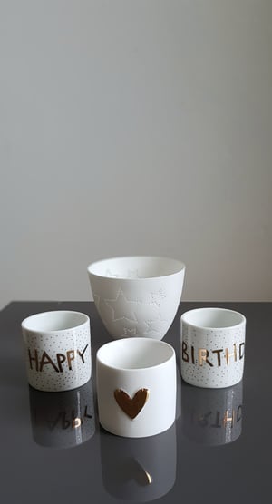 Image of Happy Birthday Tealight Holder