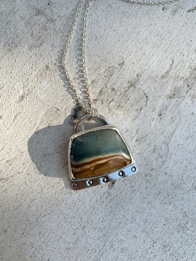Image of Picture Jasper Necklace  