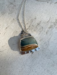 Image 1 of Picture Jasper Necklace  