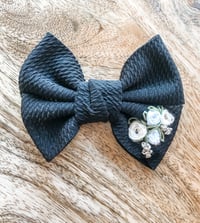 Image 3 of Rosette Large Bow Clip