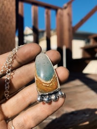 Image 4 of Picture Jasper Tassel Necklace