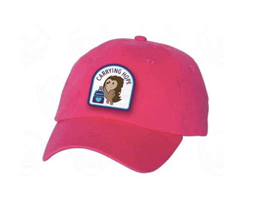 Image of Hope the Hedgehog Hand-Stitched Baseball Cap