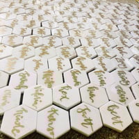 Image 2 of Marble Tile Name Place Cards 