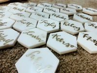 Image 1 of Marble Tile Name Place Cards 