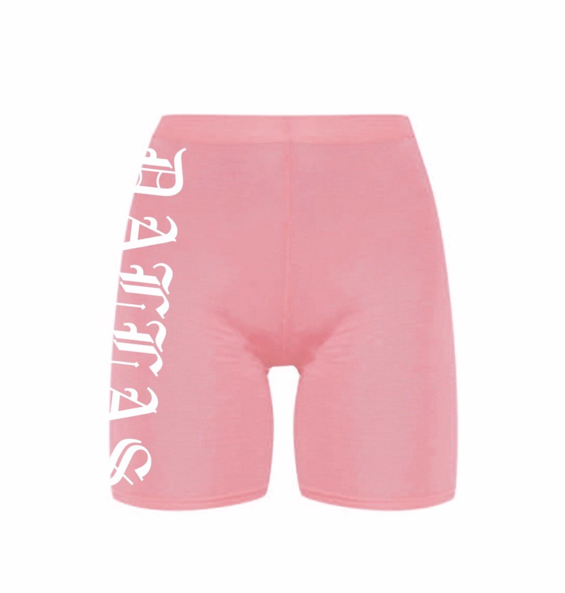 light pink bike shorts