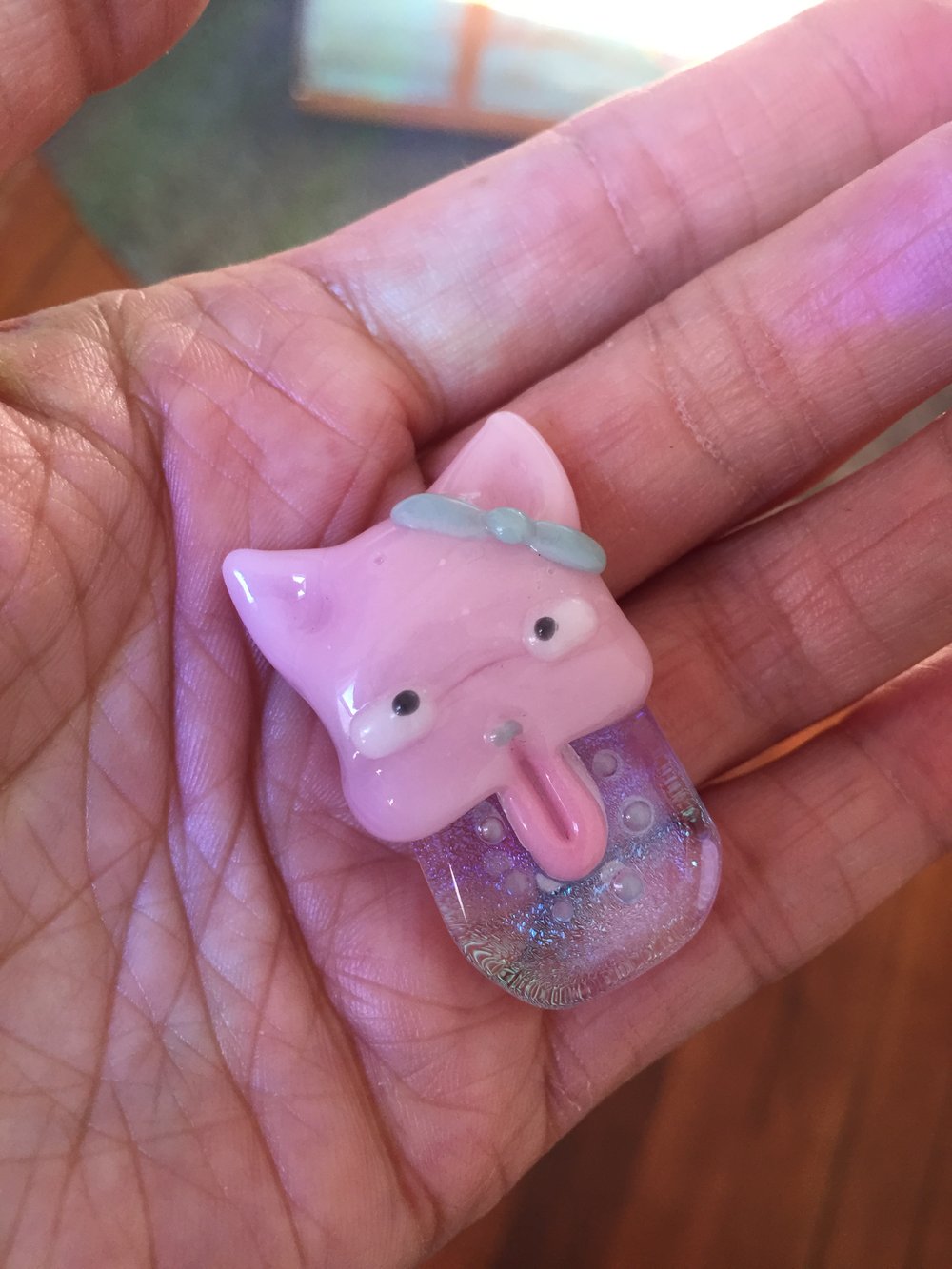 Image of Kiwi kitty Akkan baeko Pink tacos