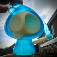 Image 2 of Ghost clear blue white choc bunny reap