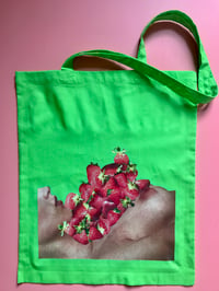 Image 1 of Strawboobies Tote Bag