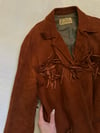 early 70s fringe softest leather jacket