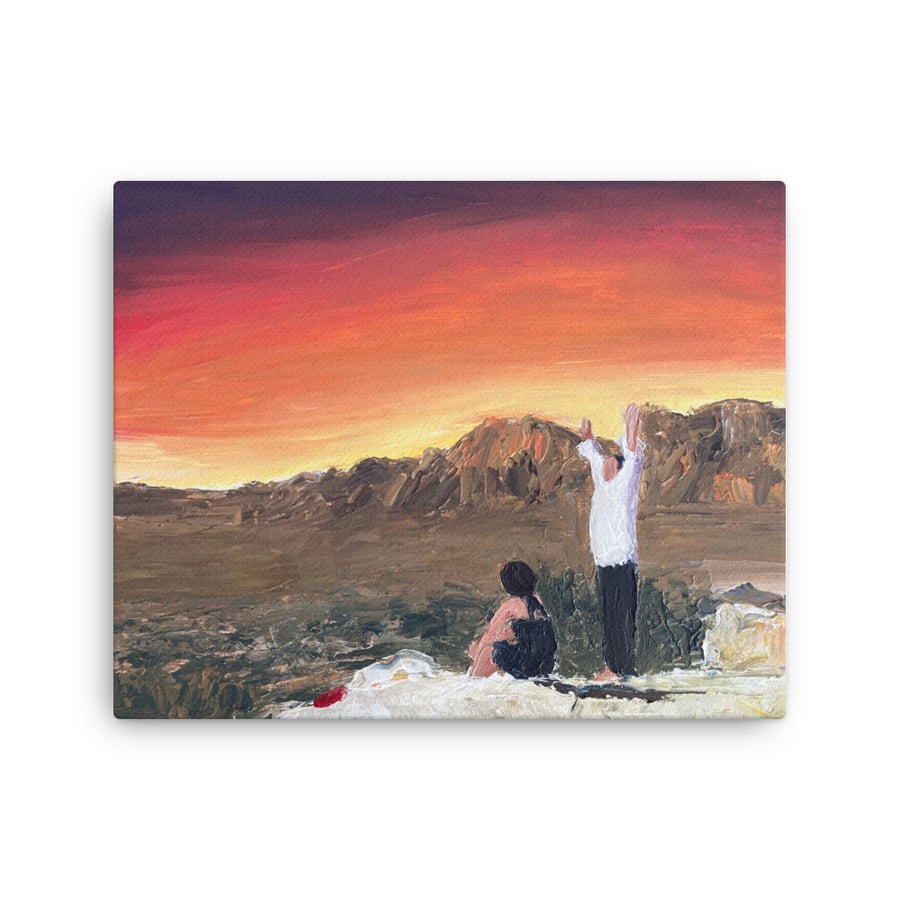 Image of “I Get It.” (Canvas print) 16” x 20”