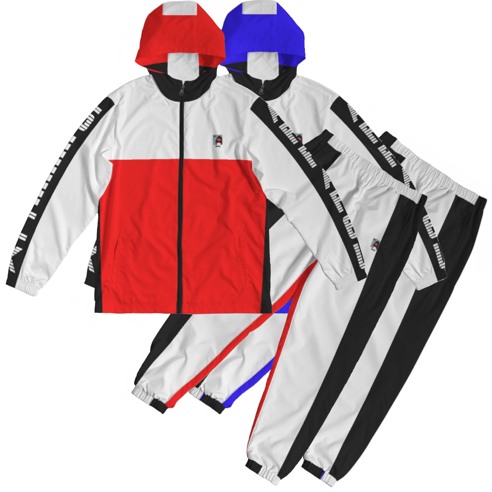 windbreaker track suits