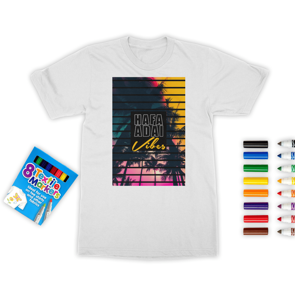 Family Fun Coloring Hafa Adai Vibes Tee I Am Clothing Guam