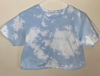 BLUE CROP TOP