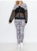 Image of Mesh animal print jacket set