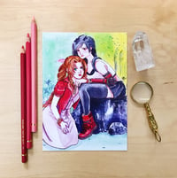 Image 3 of Girlfriends Watercolor Print