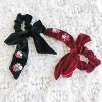 Image 4 of Rosette Extra Long Velvet Scrunchie