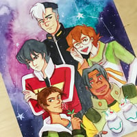 Image 2 of Voltron Watercolor Print