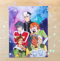 Image 1 of Voltron Watercolor Print