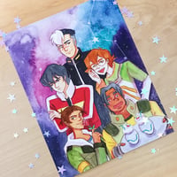 Image 3 of Voltron Watercolor Print