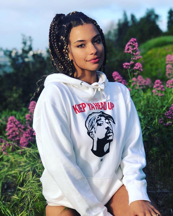 Image of White KeepYaHeadUp Hoodie