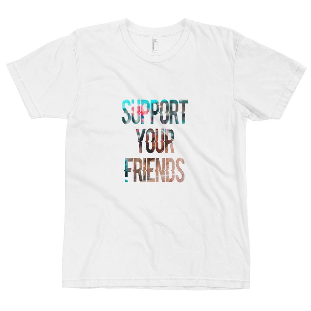 Support Your Friends Tee - Blanc