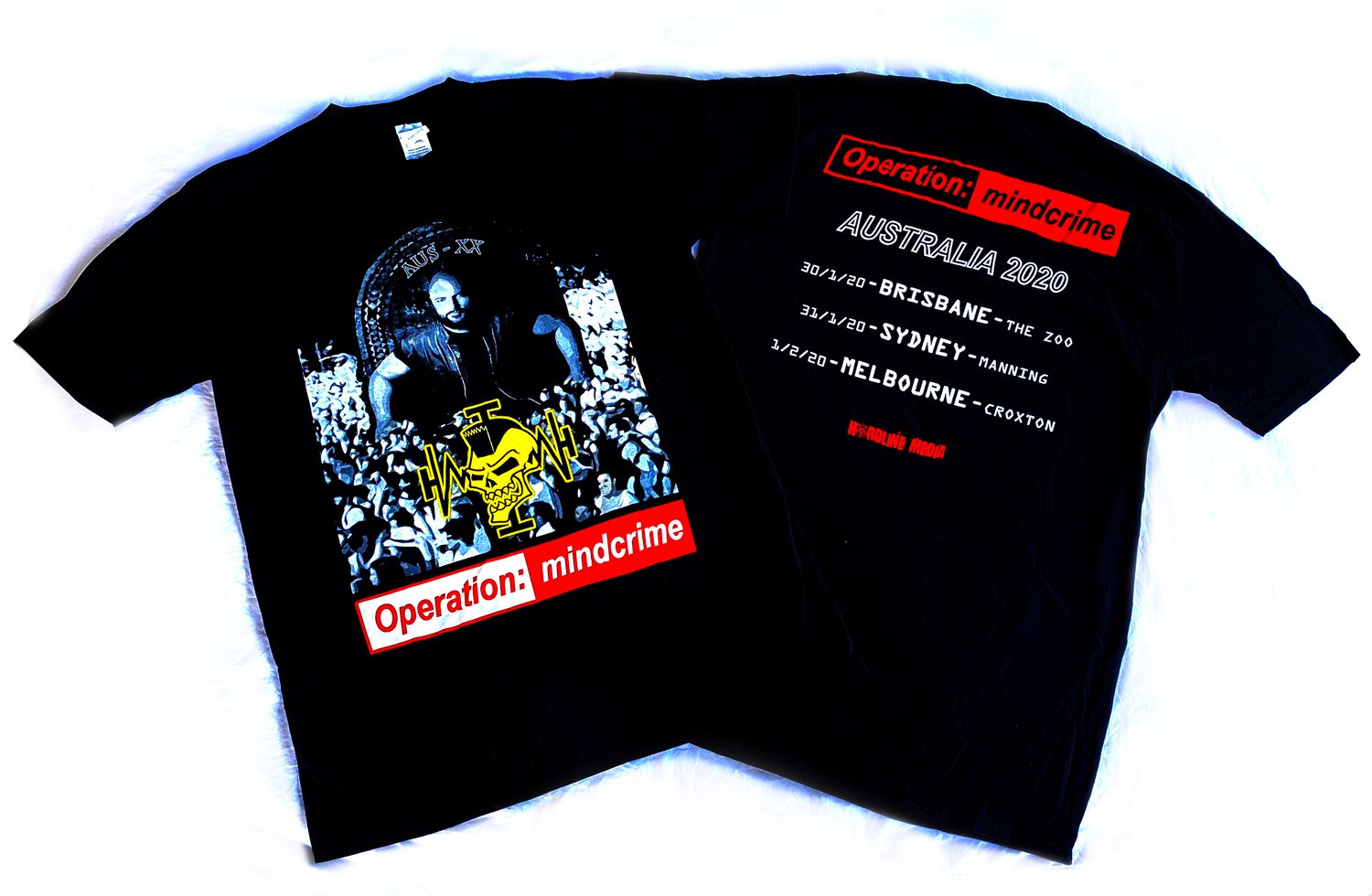 Image of GEOFF TATE - Operation Mindcrime - Aussie Tour Shirt