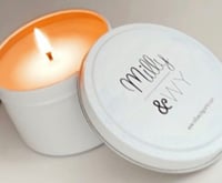 Image 1 of Matte Black/Matte White Signature Travel Soy Candle 225gm