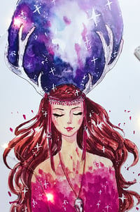 Image 2 of Dream Witch Watercolor Print