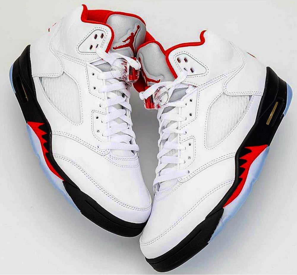 Air Jordan Retro 5 Fire Red | LacedNy