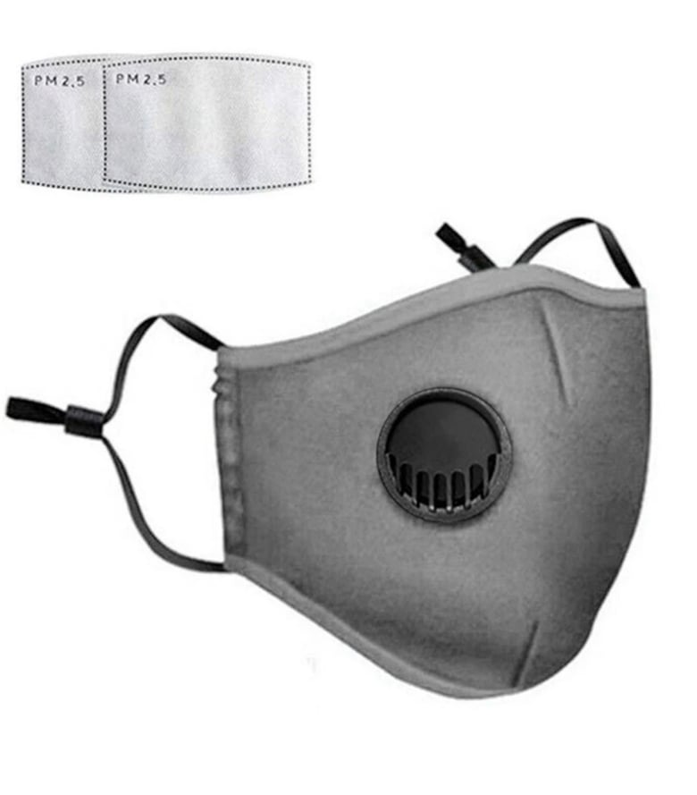 Image of Reusable Face-mask With Filter  