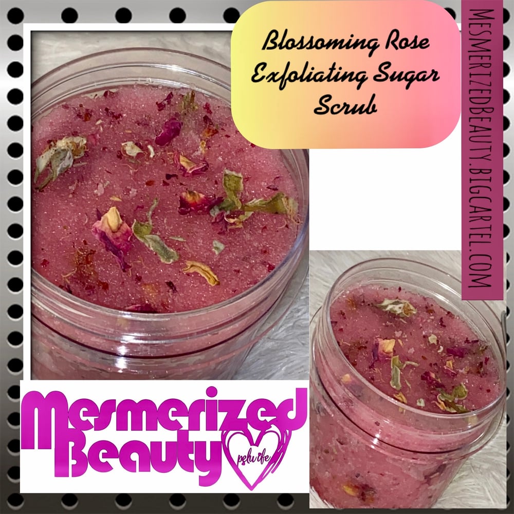 Image of Blossoming Rose Exfoliating Sugar Scrub