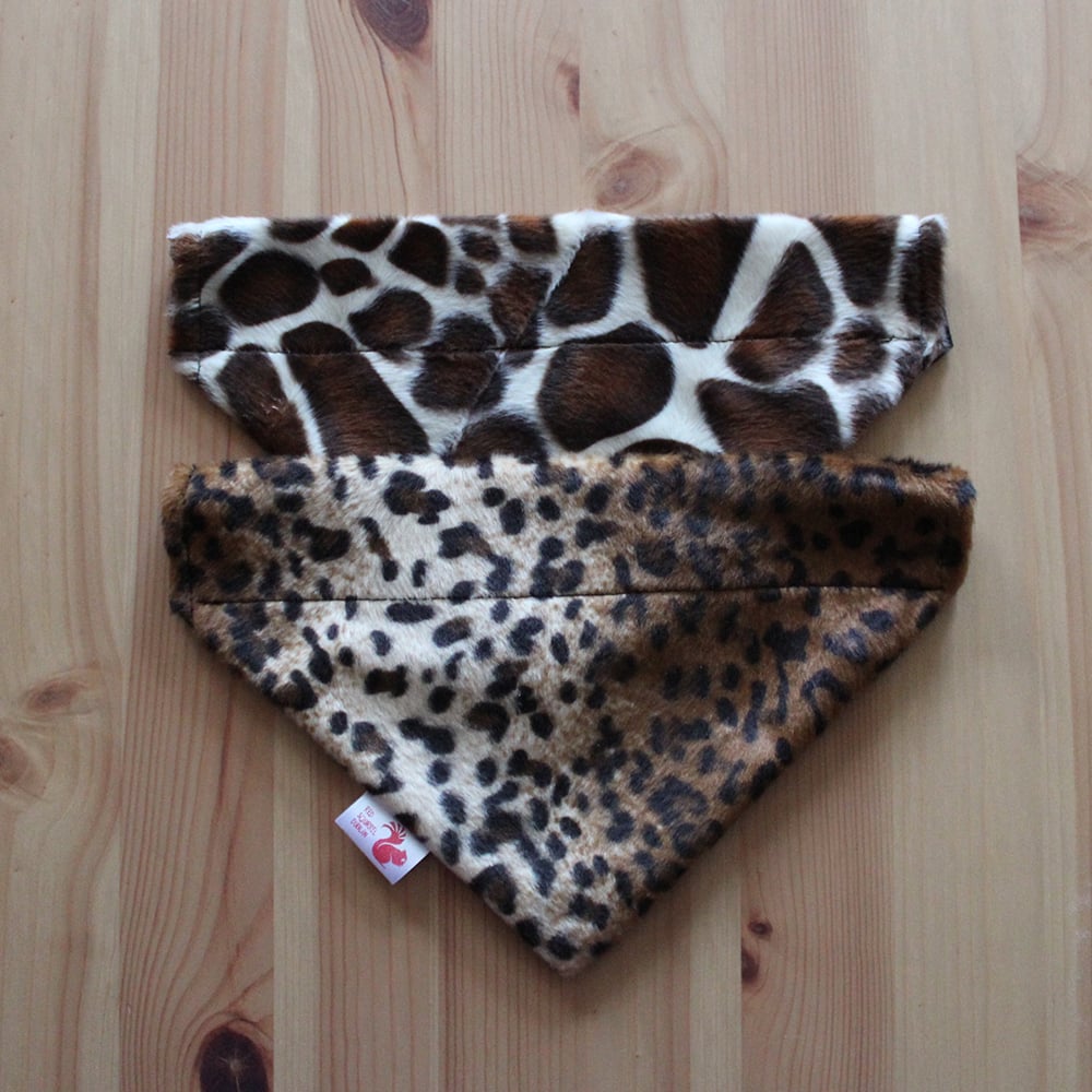 Image of Faux Fur dog & cat bandana