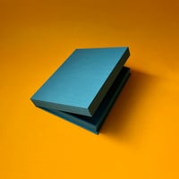 8" X 10" CLAM SHELL BOX - BLUE