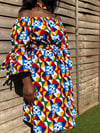 Kente Collection Dress & Choker