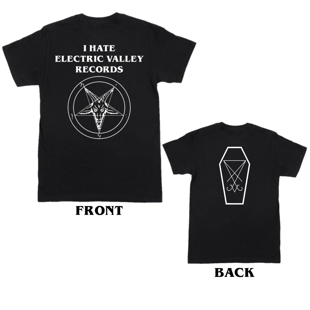 Image of I Hate Electric Valley Records T-shirt