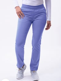 Image 1 of Skinny Leg YoGa Scrubs Pants By Adar 