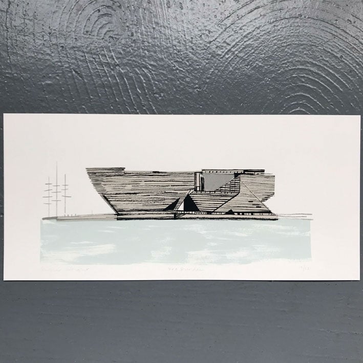 Image of V&A Dundee screen print