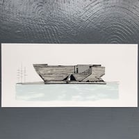 V&A Dundee screen print