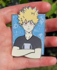 Image 3 of "Explosion Man" Enamel Pin
