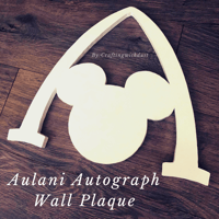 Aulani Autograph Plaque