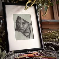 Image 1 of Original Charcoal Bubbles Drawing