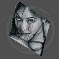 Image 4 of Original Charcoal Bubbles Drawing