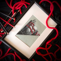 Image 1 of Original Charcoal Shibari Drawing