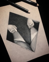 Image 5 of Original Charcoal Pull-Up Drawing