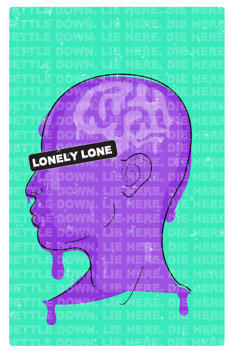 Lonely Lone Print
